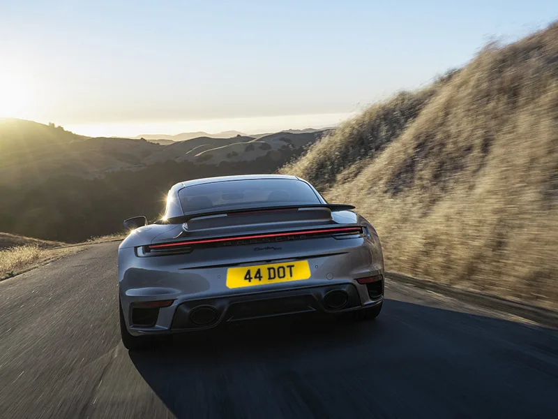 Porsche 911 Turbo Reflective Signature & Classic Plate Set