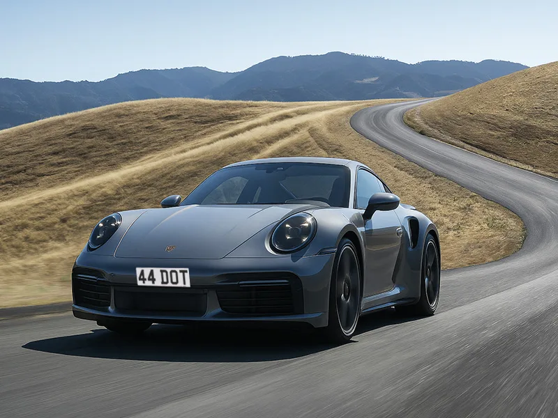 Porsche 911 Turbo Black Signature & Zero Plate Set