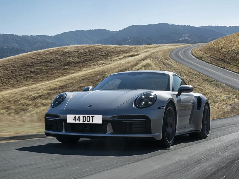 Porsche 911 Turbo Reflective Signature & Classic Plate Set
