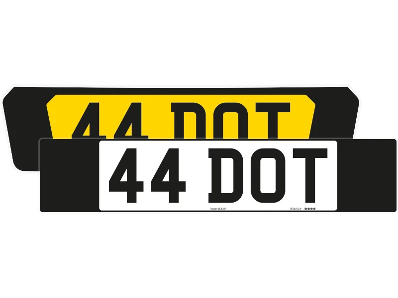 Ferrari Purosangue Carbon Signature & Classic Plate Set