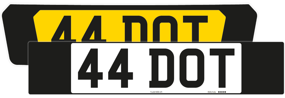 Ferrari Purosangue Black Signature & Classic Plate Set