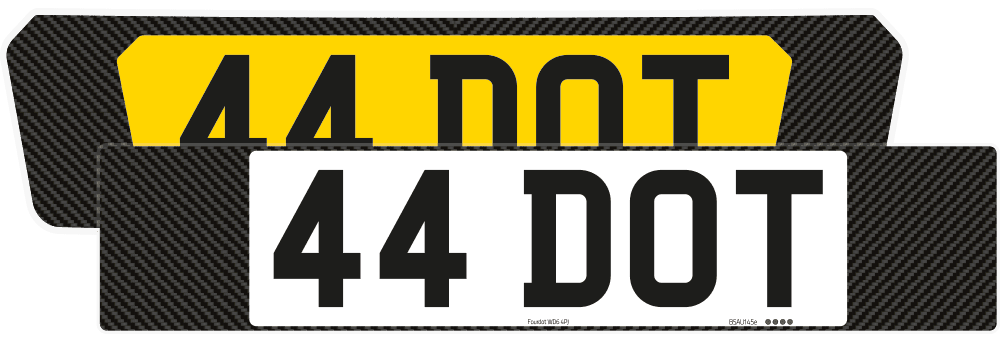 Ferrari Purosangue Carbon Signature & Classic Plate Set