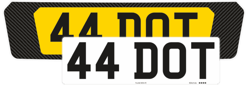 Ferrari Purosangue Carbon Signature & Zero Plate Set