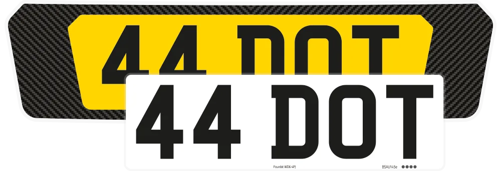 Ferrari Purosangue Carbon Signature & Zero Plate Set