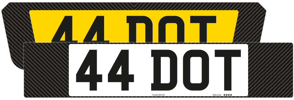 Ferrari F8 Carbon Signature & Classic Plate Set