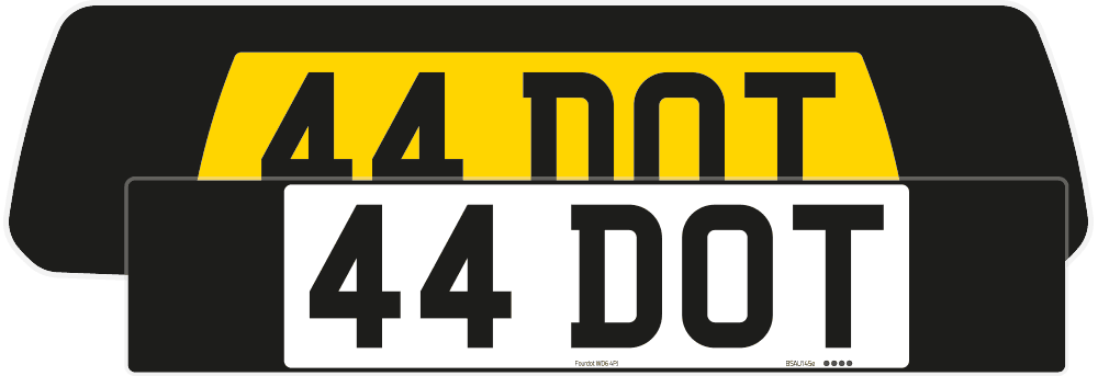 Porsche 911 Carerra GTS Black Signature & Classic Plate Set