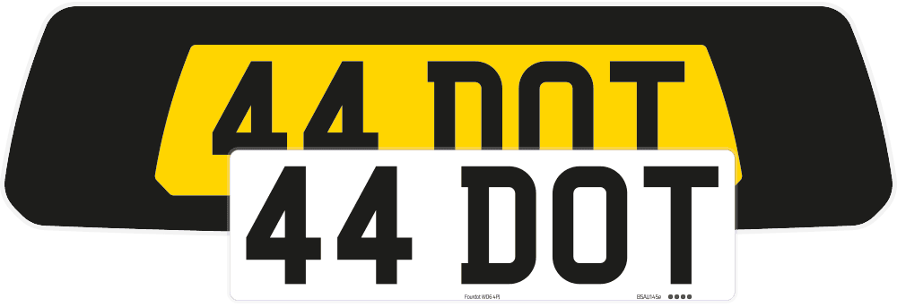 Porsche 911 992.1 GTS Black Signature & Zero Plate Set