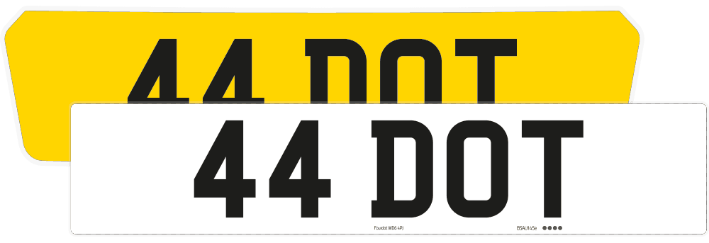 Ferrari Purosangue Reflective Signature & Classic Plate Set