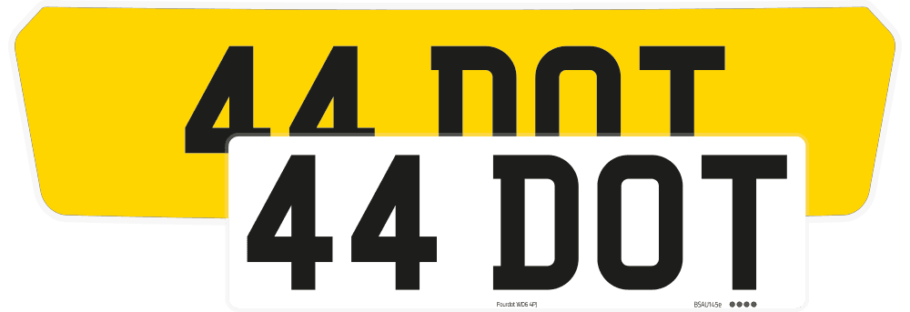 Ferrari Purosangue Reflective Signature & Zero Plate Set