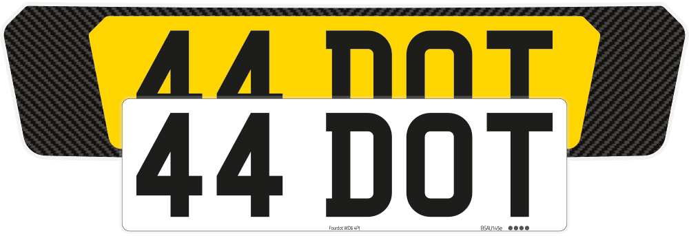 Ferrari Roma Carbon Signature & Zero Plate Set