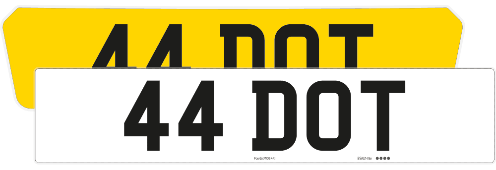 Ferrari Roma Reflective Signature & Classic Plate Set