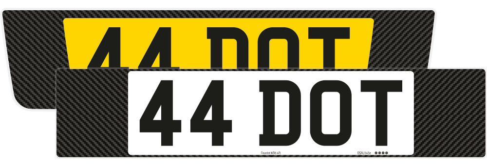 Ferrari Portofino Carbon Signature & Classic Plate Set