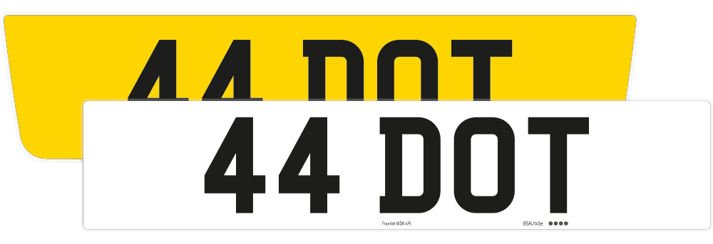 Ferrari Portofino Reflective Signature & Classic Plate Set