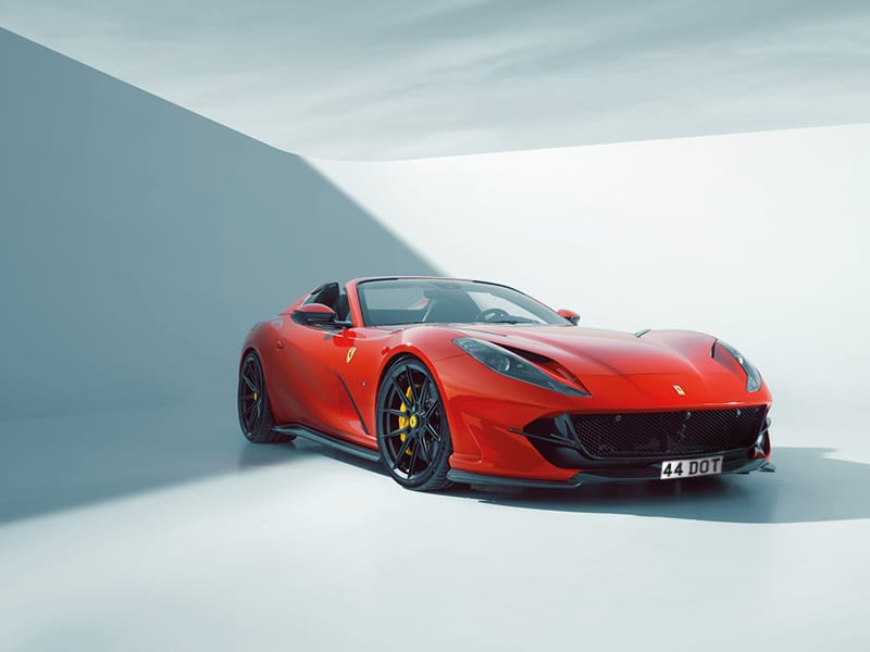 Ferrari 812 GTS Reflective Signature & Zero Plate Set