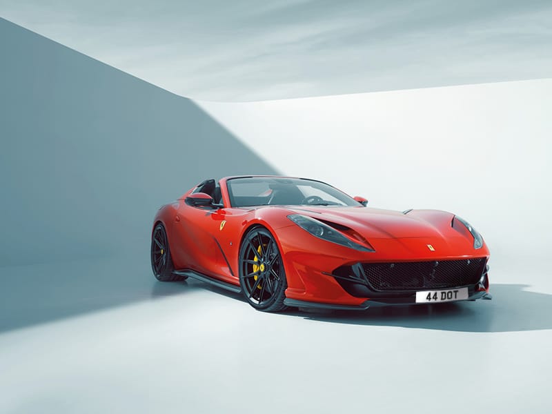Ferrari 812 GTS Reflective Signature & Classic Plate Set
