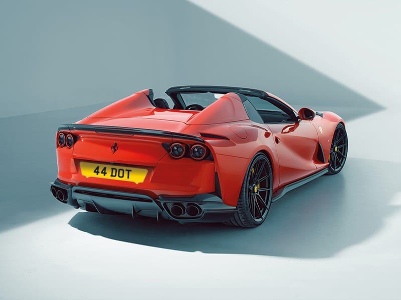 Ferrari 812 GTS Reflective Signature & Zero Plate Set