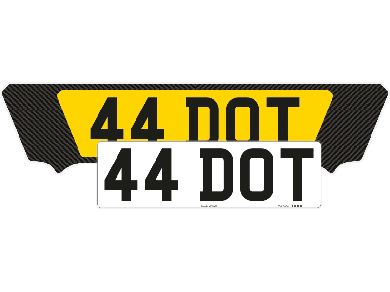 Ferrari 812 GTS Carbon Signature & Zero Plate Set