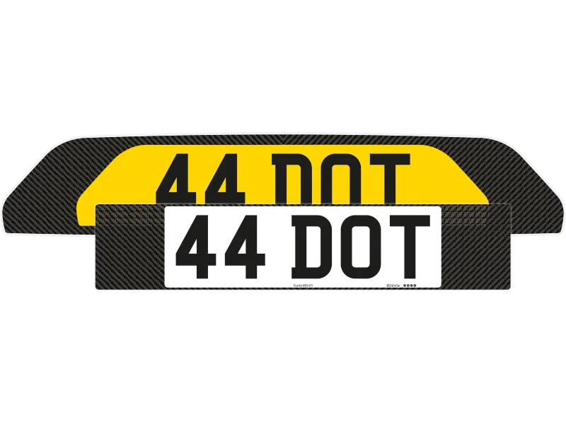 Ferrari 812 Superfast Carbon Signature & Classic Plate Set