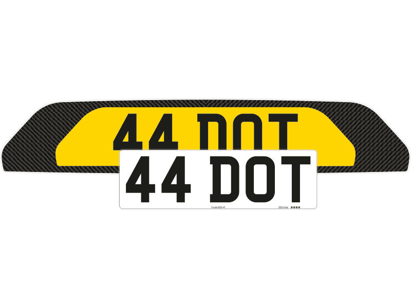 Ferrari 812 Superfast Carbon Signature & Zero Plate Set