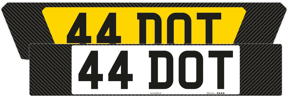 Ferrari 812 GTS Carbon Signature & Classic Plate Set