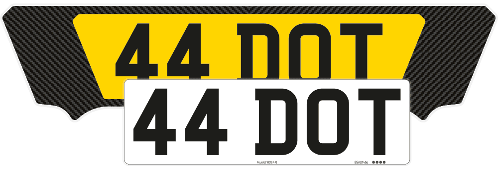 Ferrari 812 GTS Carbon Signature & Zero Plate Set