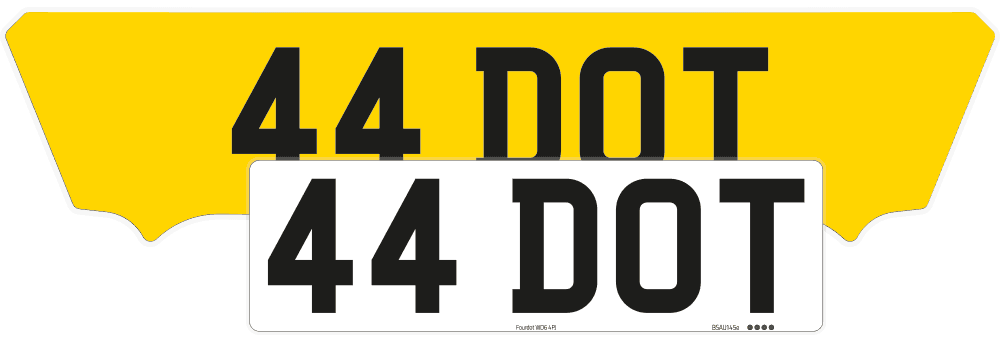 Ferrari 812 GTS Reflective Signature & Zero Plate Set