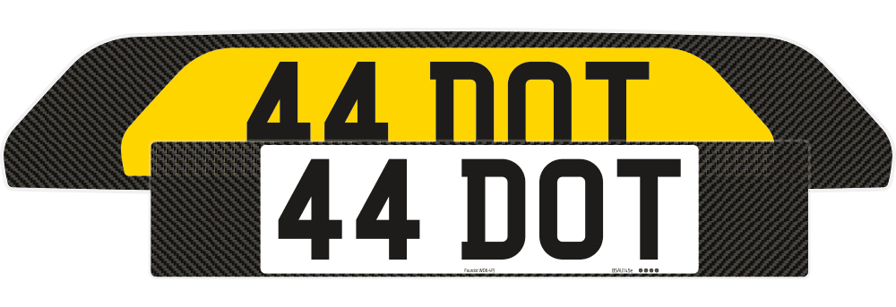 Ferrari 812 Superfast Carbon Signature & Classic Plate Set