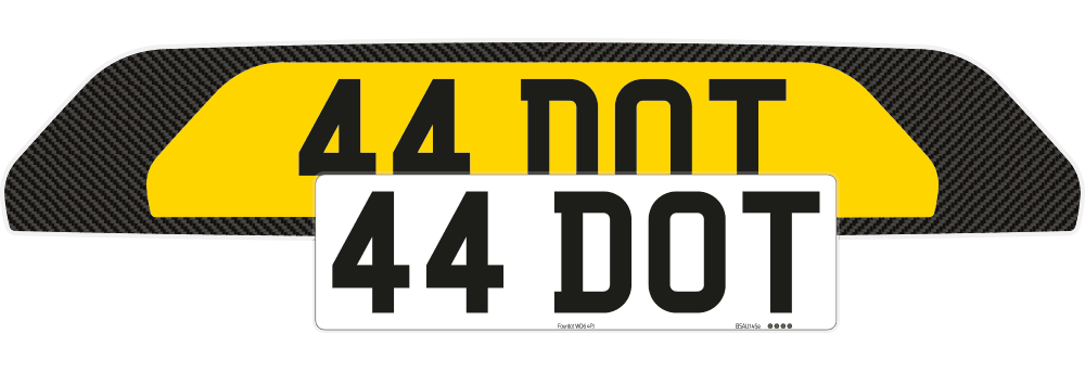 Ferrari 812 Superfast Carbon Signature & Zero Plate Set