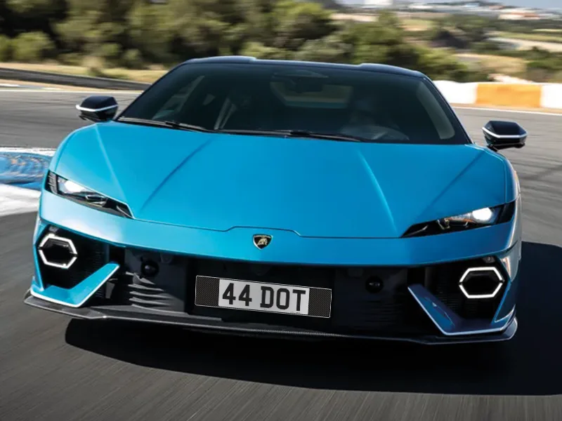 Lamborghini Temerario Carbon Signature & Classic Plate Set