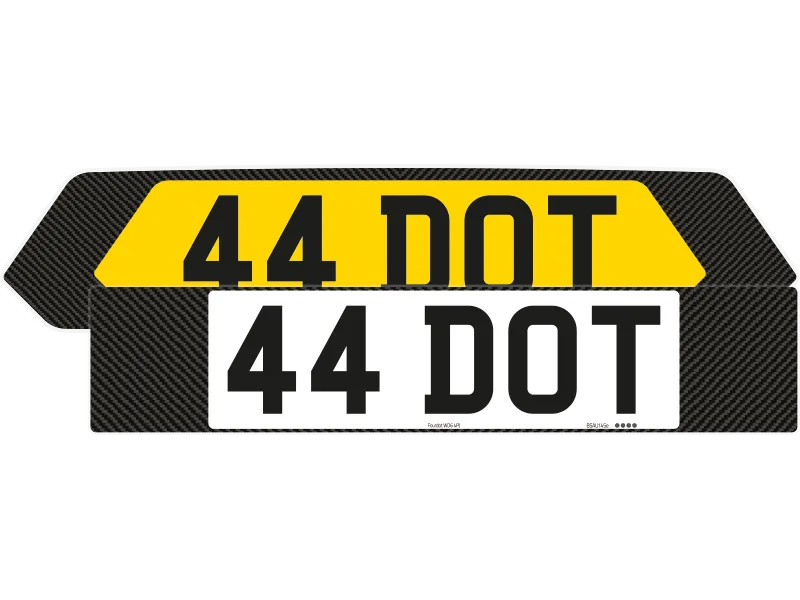 Lamborghini Temerario Carbon Signature & Classic Plate Set