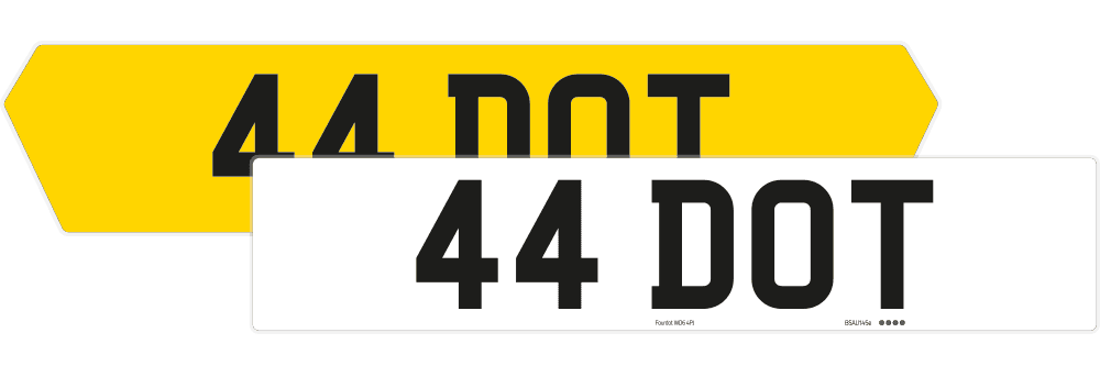 Lamborghini Revuelto Reflective Signature & Classic Plate Set