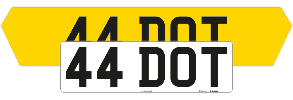 Lamborghini Revuelto Reflective Signature & Zero Plate Set