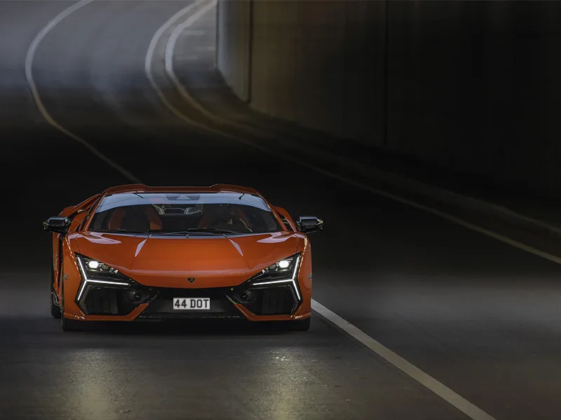 Lamborghini Revuelto Black Signature & Zero Plate Set