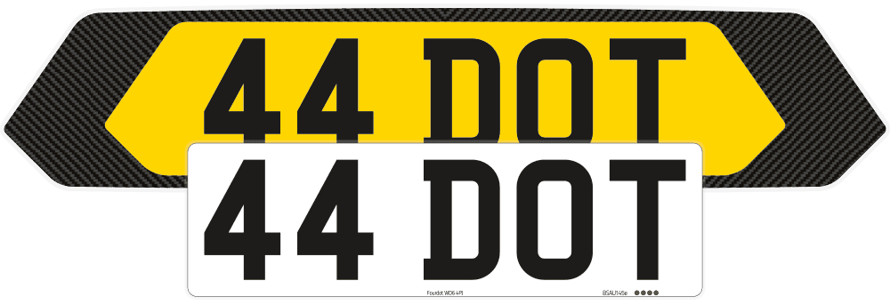 Lamborghini Temerario Carbon Signature & Zero Plate Set