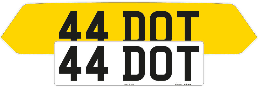 Lamborghini Temerario Reflective Signature & Zero Plate Set