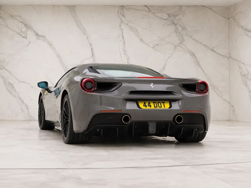 Ferrari 488 GTB Black Signature & Classic Plate Set