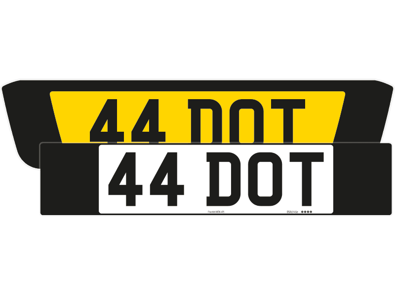 Range Rover Evoque Black Signature & Classic Plate Set