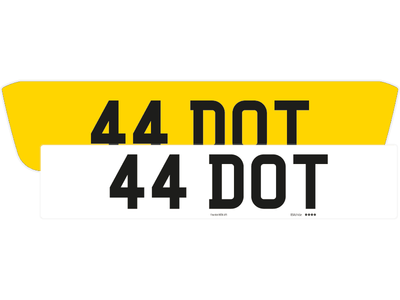 Range Rover Evoque Reflective Signature & Classic Plate Set
