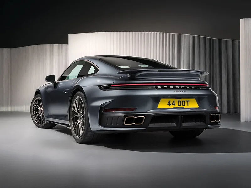 Porsche 992.2 Turbo Reflective Signature & Classic Plate Set