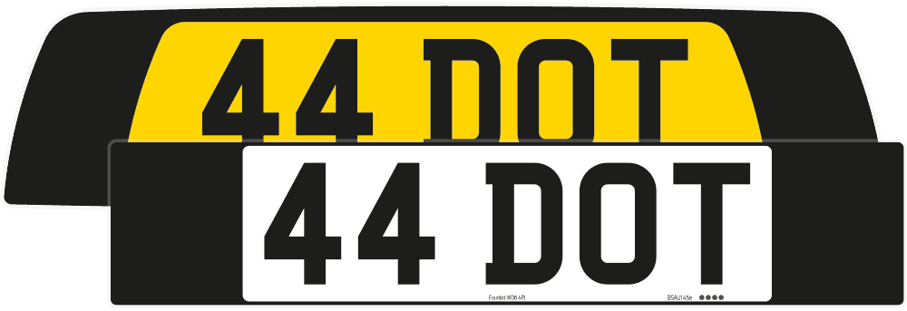 Porsche 992.2 GT3 Black Signature & Classic Plate Set