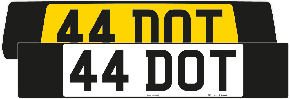 Porsche 992.2 Carerra Black Signature & Classic Plate Set