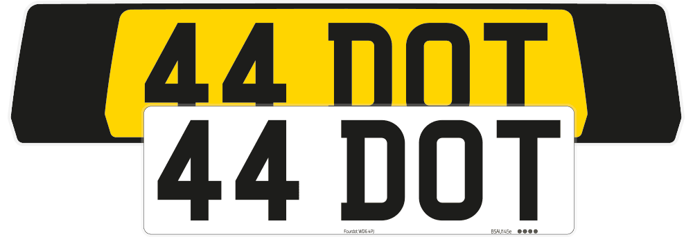 Porsche 992.2 Carerra Black Signature & Zero Plate Set