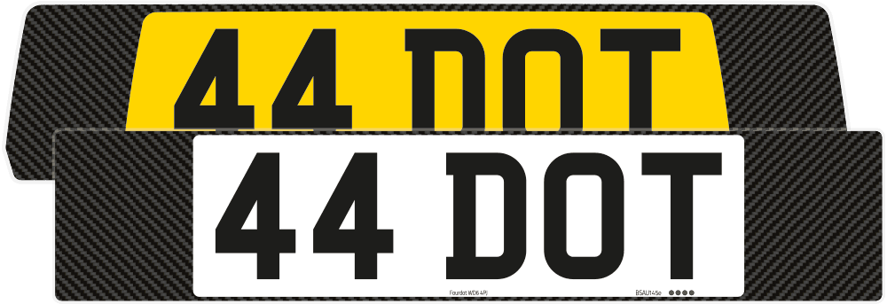 Porsche 992.2 Carerra Carbon Signature & Classic Plate Set