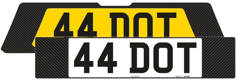 Porsche 992.2 Turbo Carbon Signature & Classic Plate Set