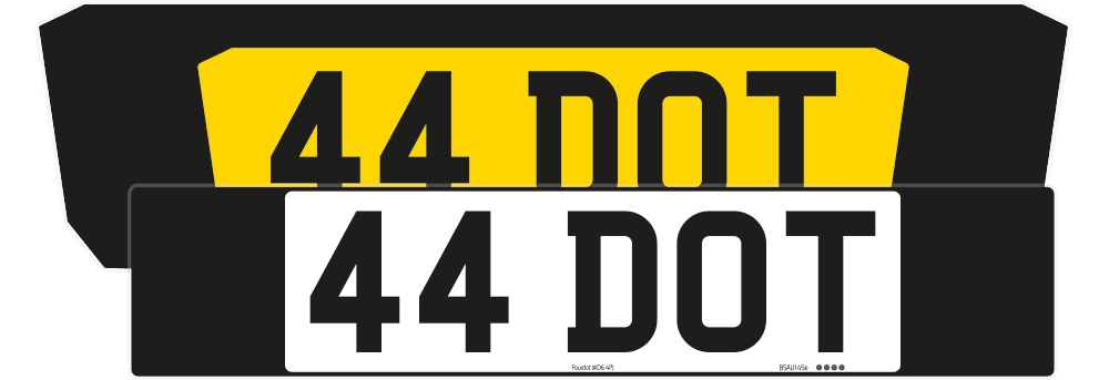 Range Rover Velar Black Signature & Classic Plate Set