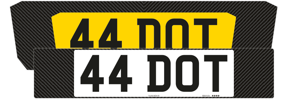 Range Rover Velar Carbon Signature & Classic Plate Set
