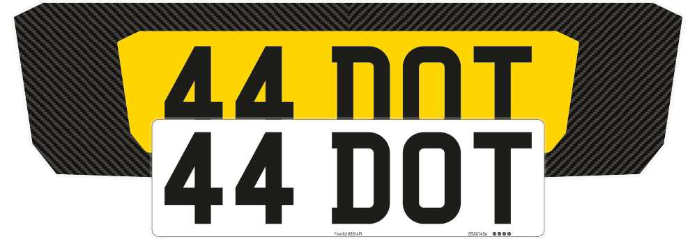 Range Rover Velar Carbon Signature & Zero Plate Set