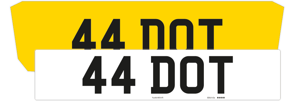 Range Rover Velar Reflective Signature & Classic Plate Set