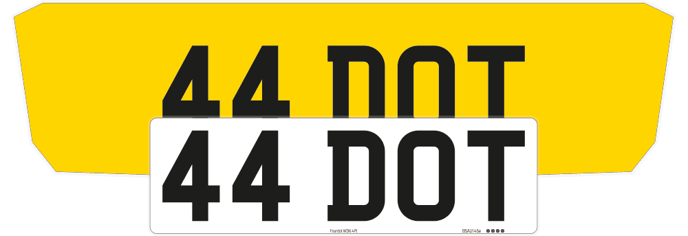 Range Rover Velar Reflective Signature & Zero Plate Set