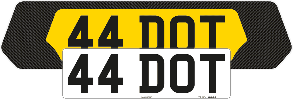 Porsche Panamera Carbon Signature & Zero Plate Set
